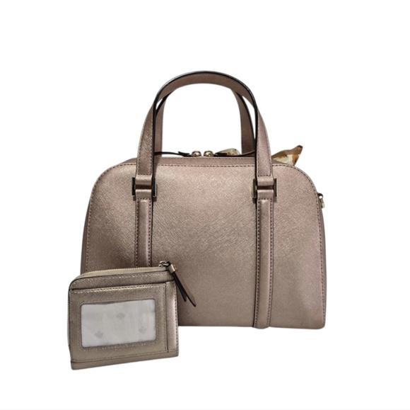 Kate Spade New York Newbury Lane Felix Satchel With Matching Wallet-EUC - Picture 3 of 15